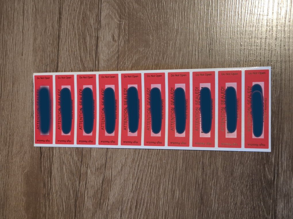 Tamper Evident Stickers